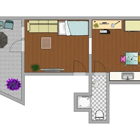 Apartamento Zentrale In